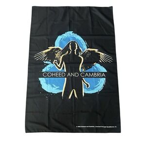 Vintage Coheed and Cambria Ambellina Warrior Angel Armory Wars Keywork Wall Flag